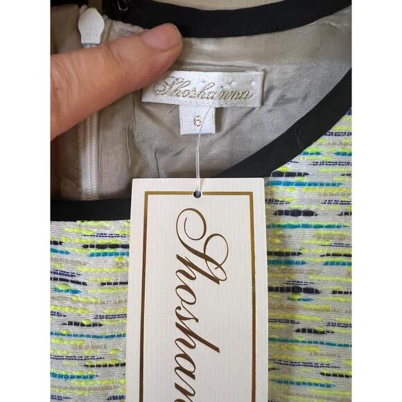 Shoshanna A Line Dress Sleeveless Tweed Back Zipper Size 6 NEW - Picture 2 of 10